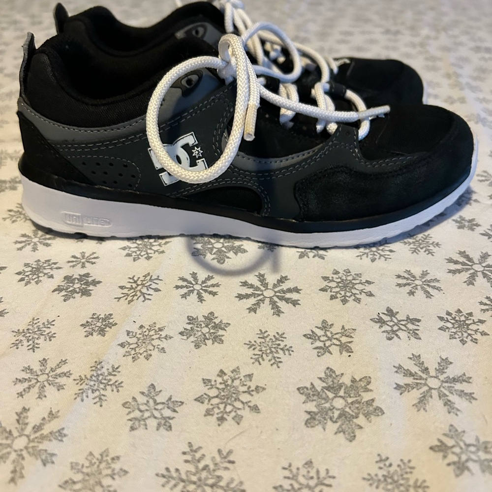 DC Kids Black and White Sneakers
